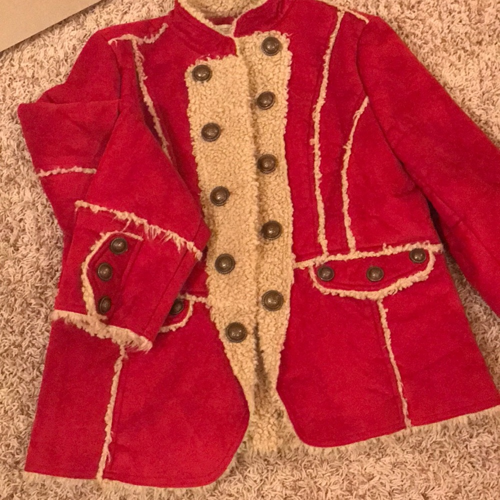 I’m selling a very cute red jacket!